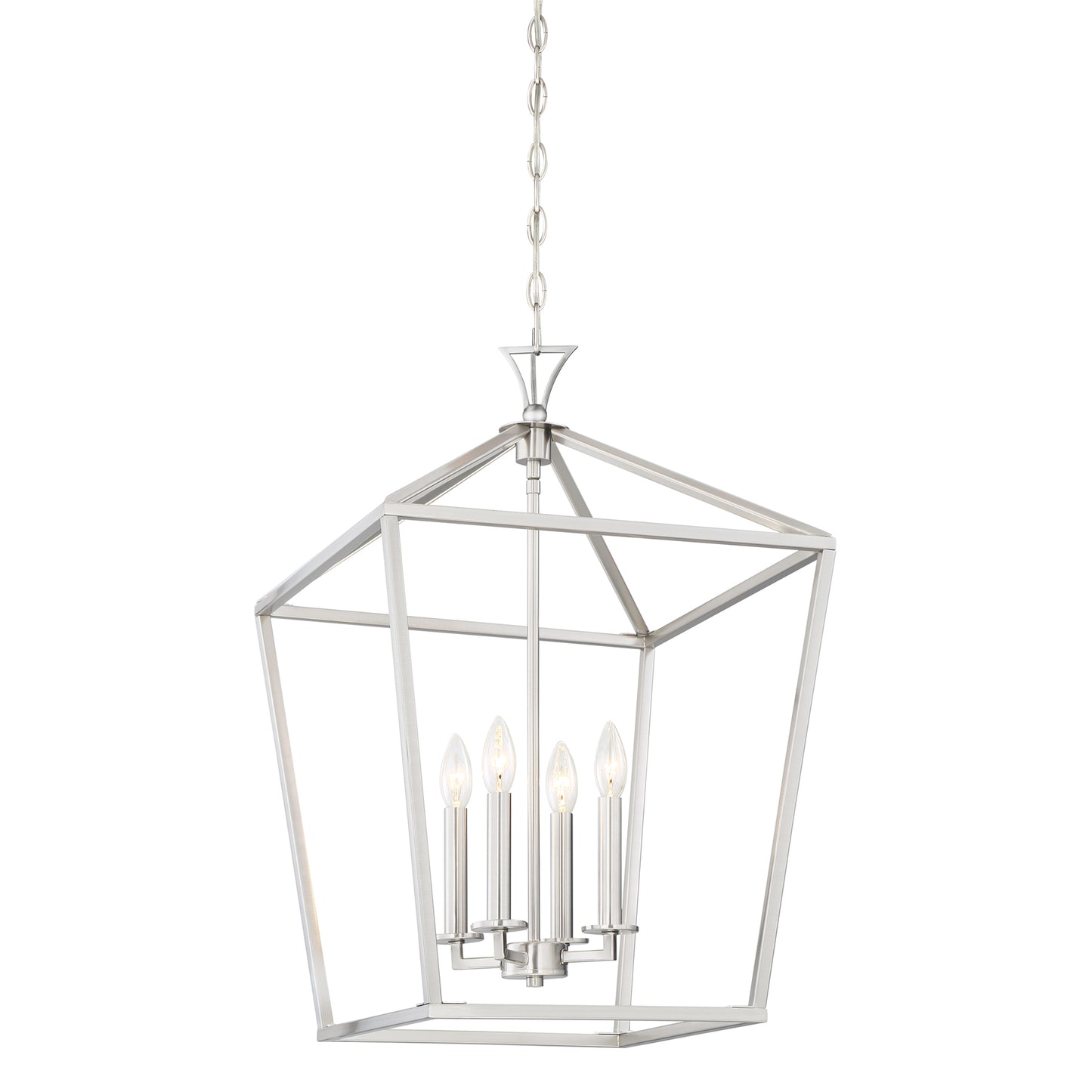 Townsend 4-Light Pendant in Polished Nickel