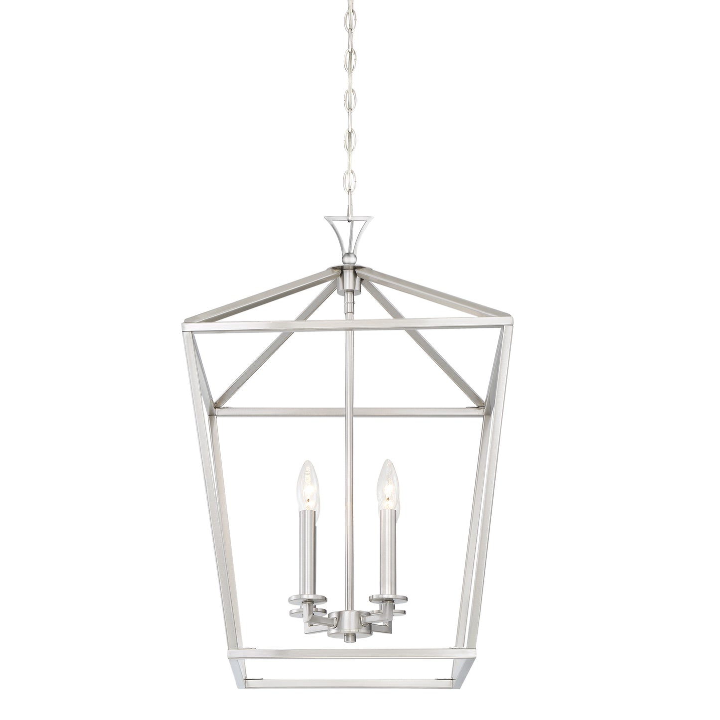 Townsend 4-Light Pendant in Polished Nickel
