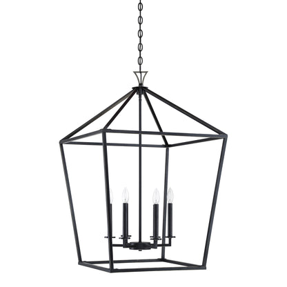Townsend 6-Light Pendant in Warm Brass