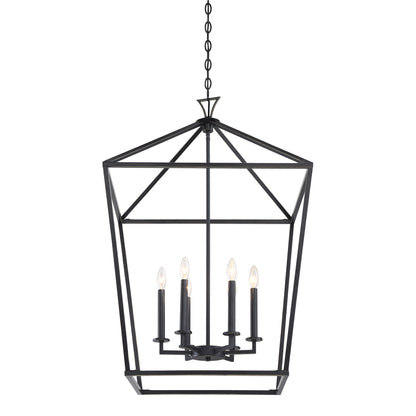 Townsend 6-Light Pendant in Warm Brass