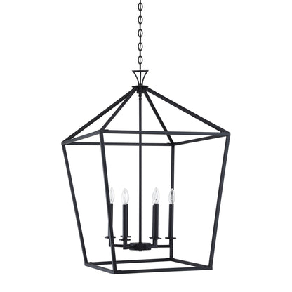 Townsend 6-Light Pendant in Warm Brass