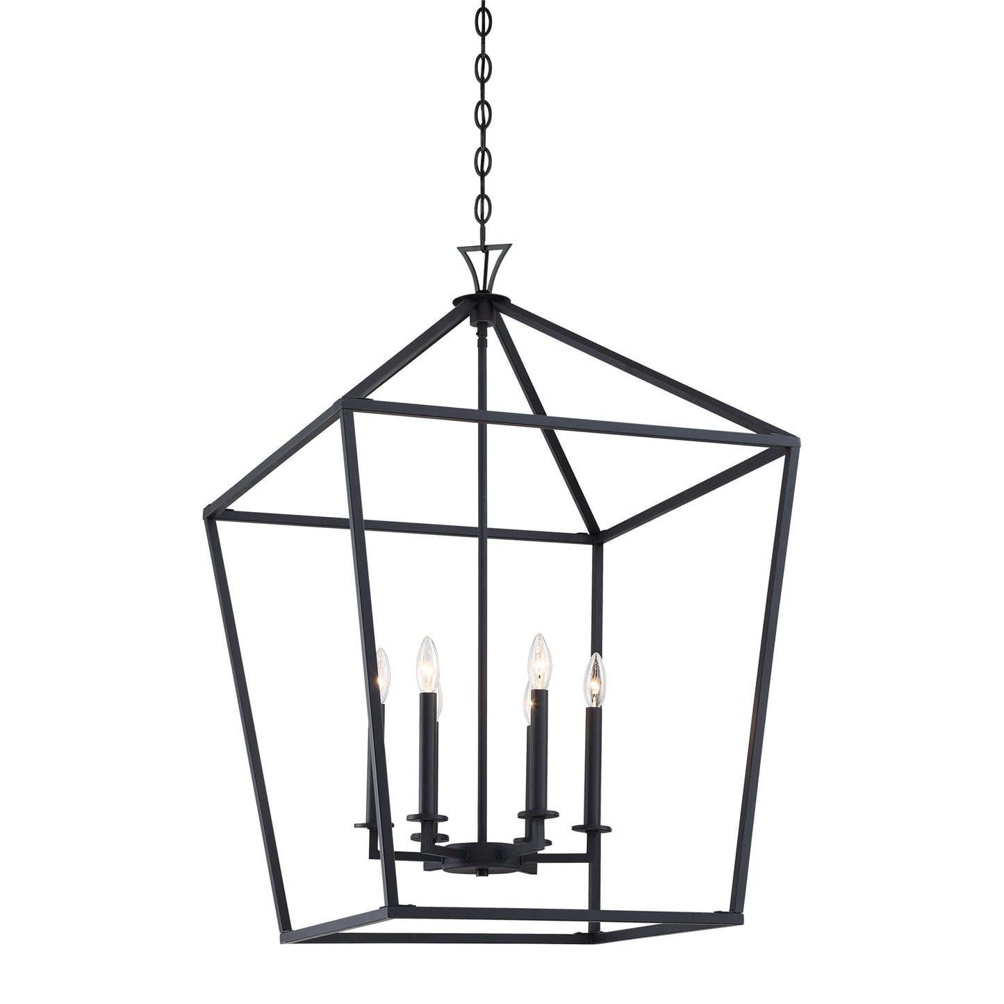 Townsend 6-Light Pendant in Warm Brass