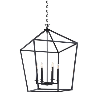 Townsend 6-Light Pendant in Warm Brass