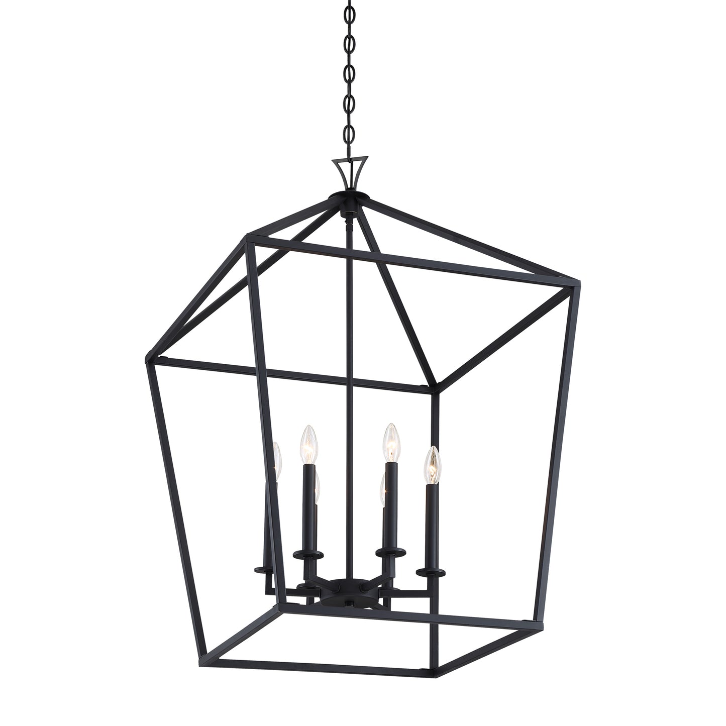 Townsend 6-Light Pendant in Warm Brass