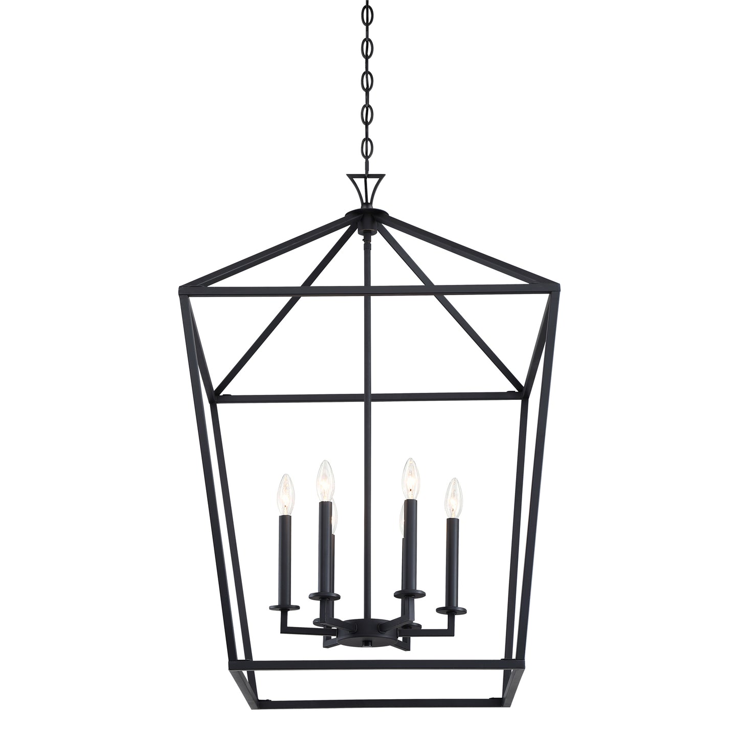 Townsend 6-Light Pendant in Warm Brass