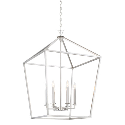 Townsend 6-Light Pendant in Warm Brass