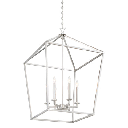 Townsend 6-Light Pendant in Warm Brass