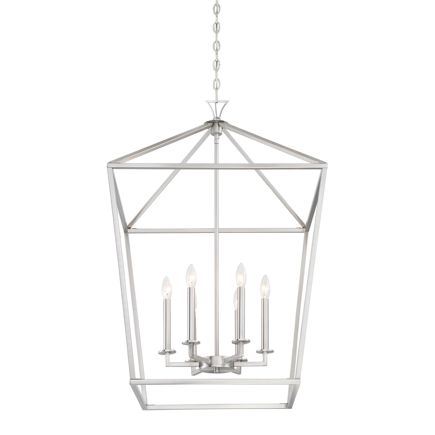 Townsend 6-Light Pendant in Warm Brass