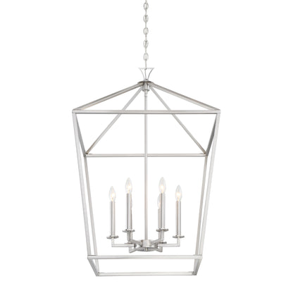 Townsend 6-Light Pendant in Warm Brass