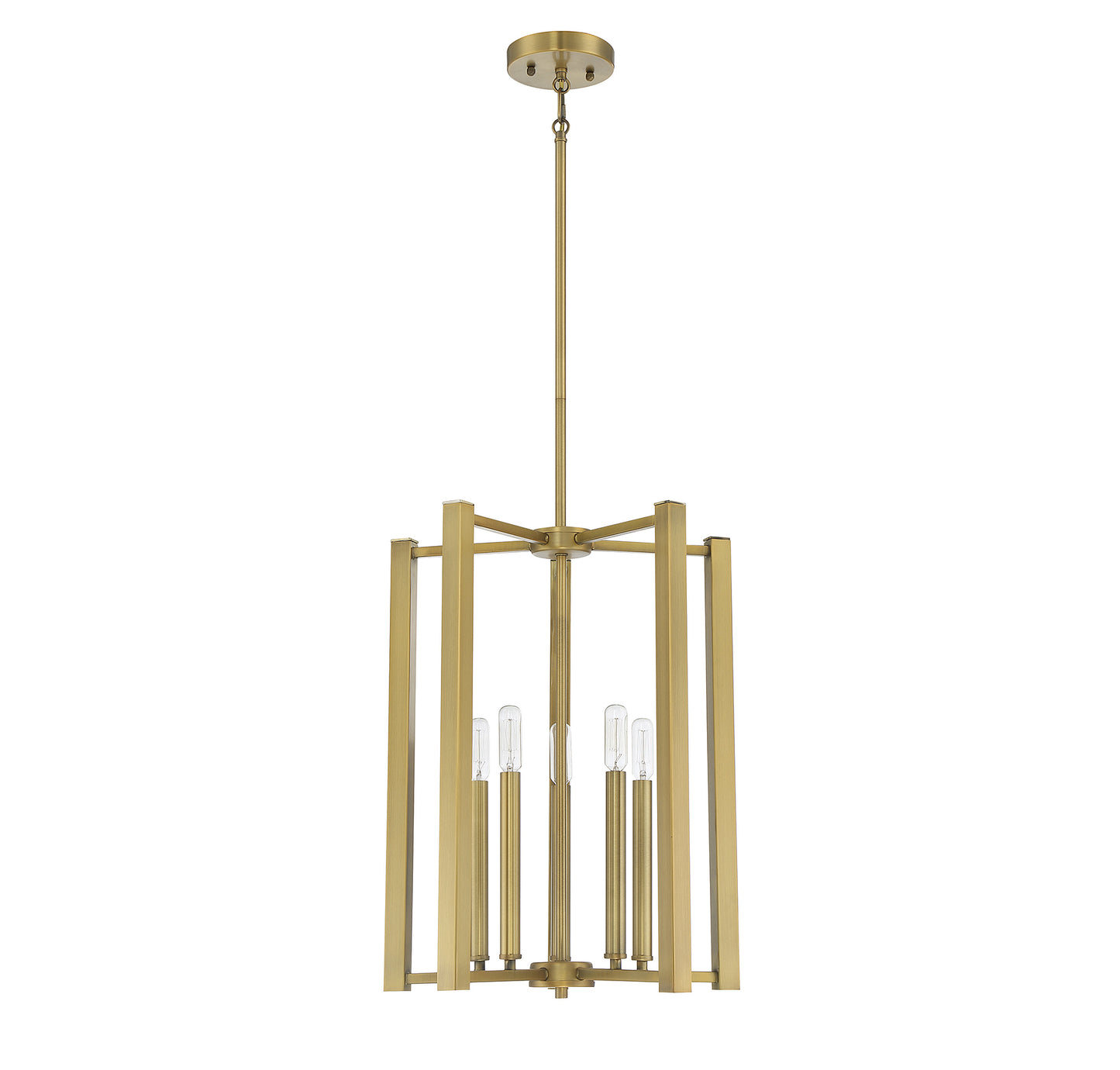 Benson 5-Light Pendant in Matte Black