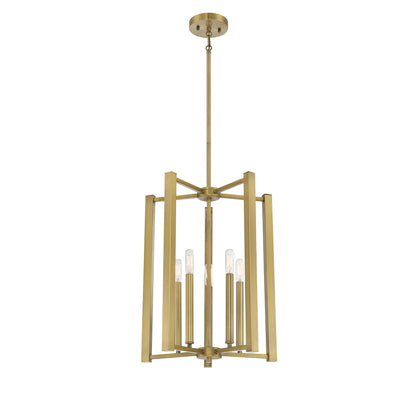 Benson 5-Light Pendant in Matte Black