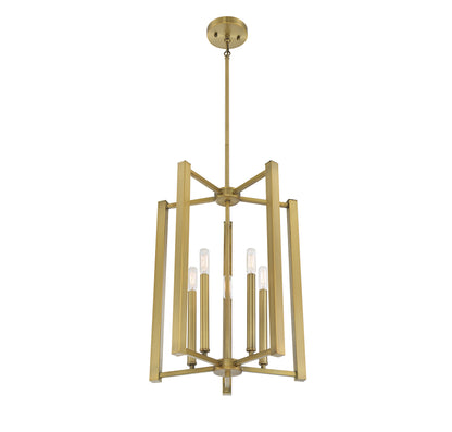 Benson 5-Light Pendant in Matte Black