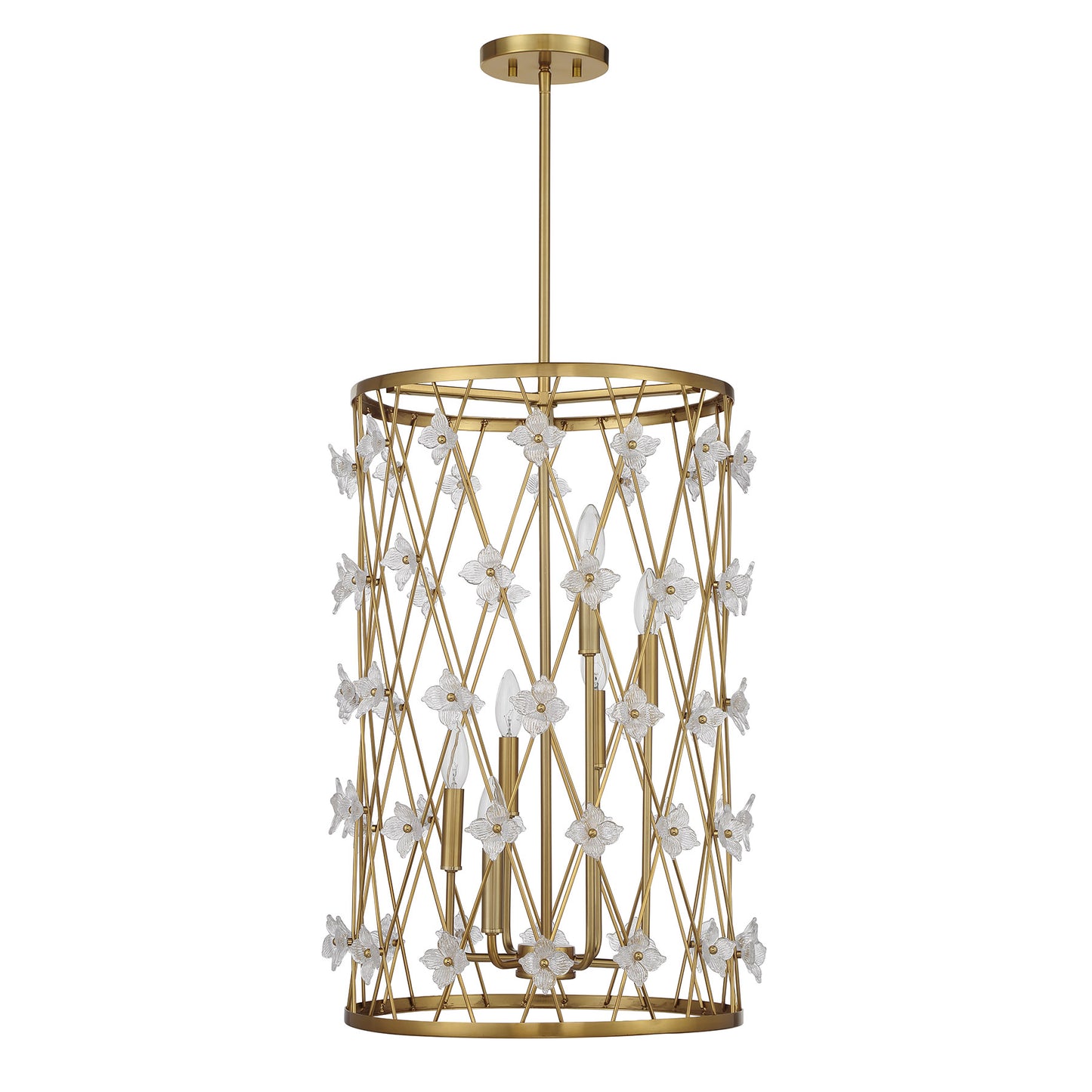 Bailey 6-Light Pendant - Warm Brass