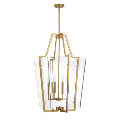 Farell 4-Light Pendant Warm Brass