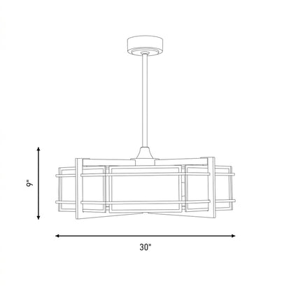 canterbury 4 light fan dlier in 30 fd 495 128