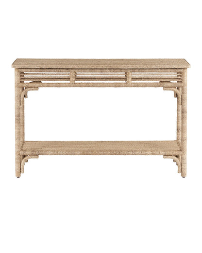 Olisa Console Table, Natural, 31"H, Currey and Company (3000-0012 KEW9)