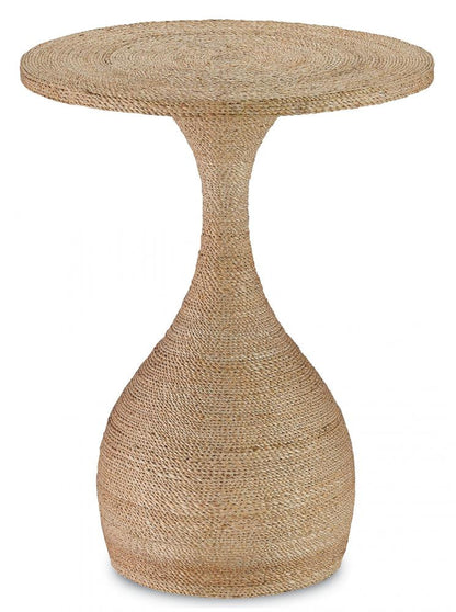 Currey and Company Simo Rope Accent Table Natural