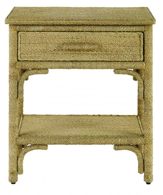 Olisa Rope Nightstand, Currey and Company (3000-0085 NDN9)