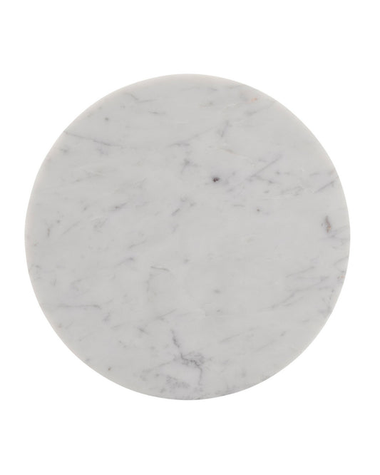 Sasha White Drinks Table, Currey and Company 3000-0138