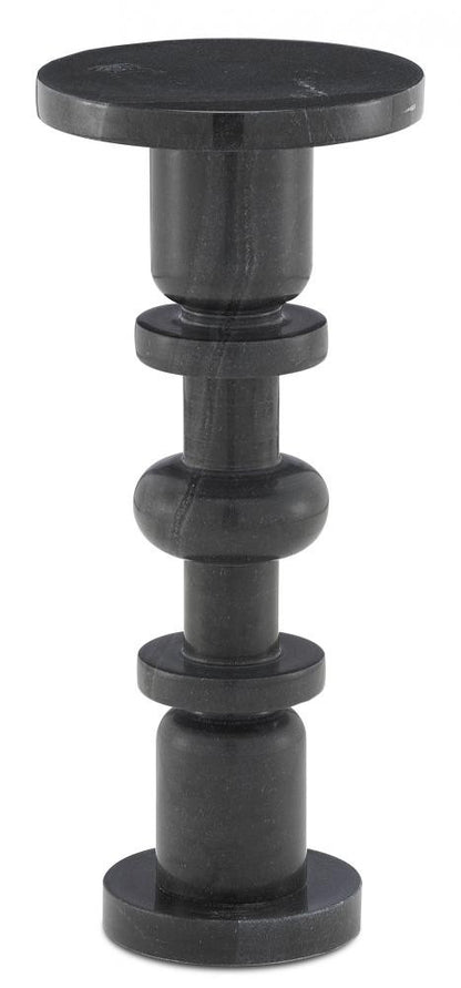 Currey and Company Sasha Black Drinks Table Natural