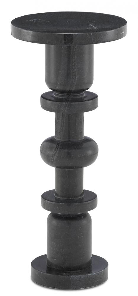 Currey and Company Sasha Black Drinks Table Natural