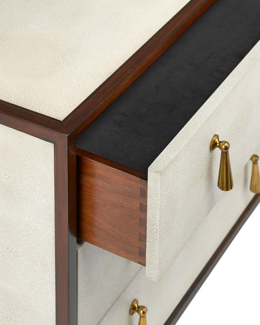 Evie Shagreen Chest, Currey and Company (3000-0141 RH7Y)