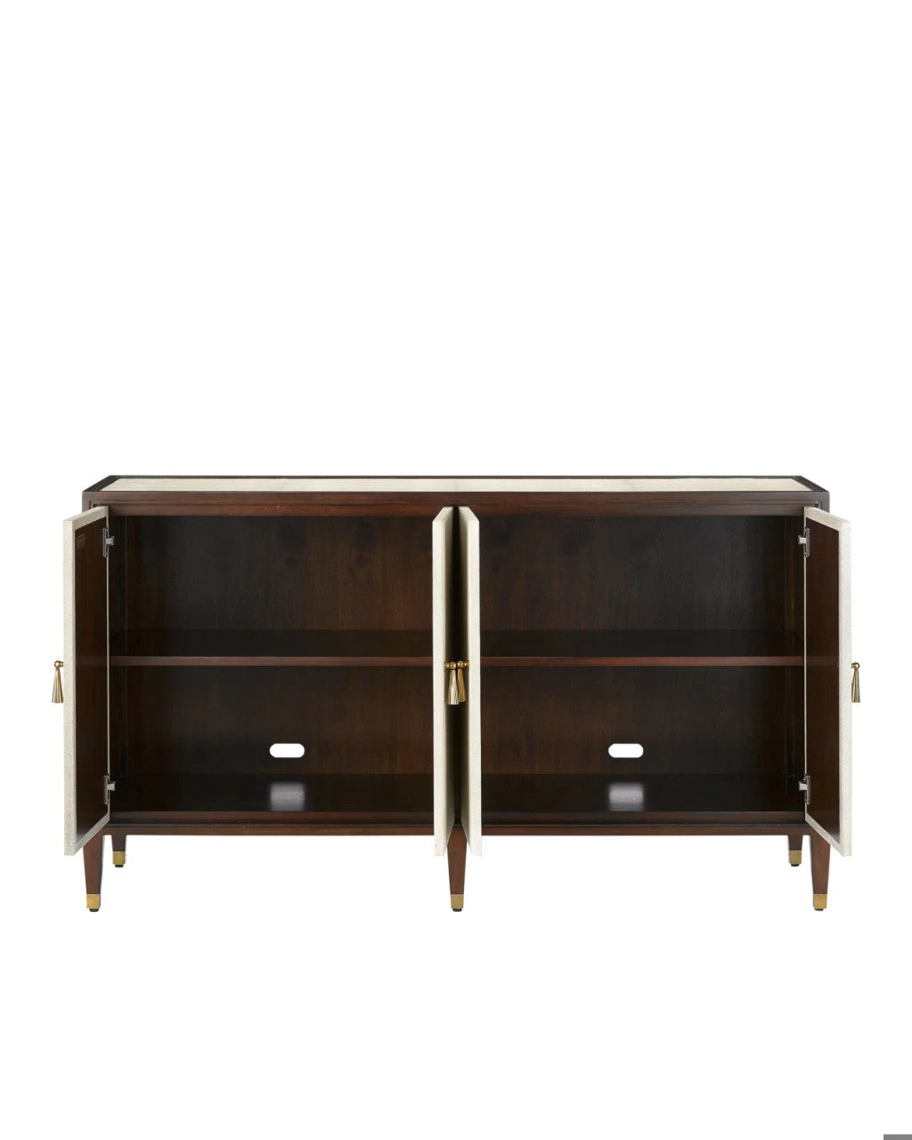 Evie Shagreen Credenza, Currey and Company (3000-0142 RH7Z)