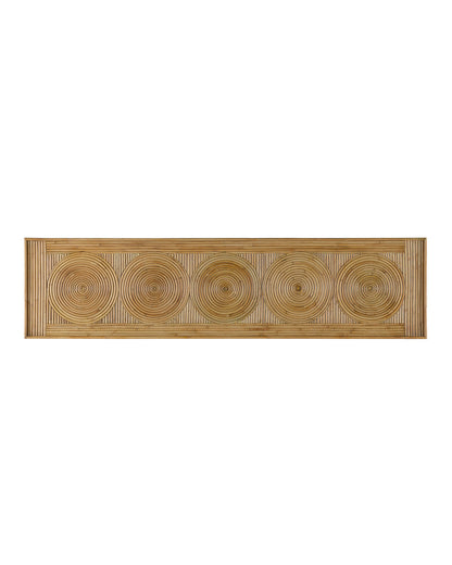 Silang Console Table, Natural Rattan, Clear, 29.75"H, Currey and Company (3000-0174 RQ24)