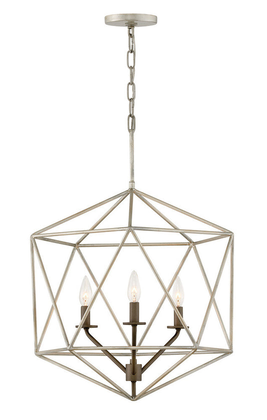 Hinkley Astrid Up Chandelier Glacial, Metallic Matte Bronze