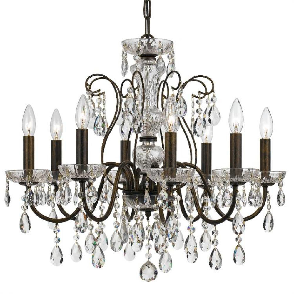 Crystorama Butler Chandelier English Bronze
