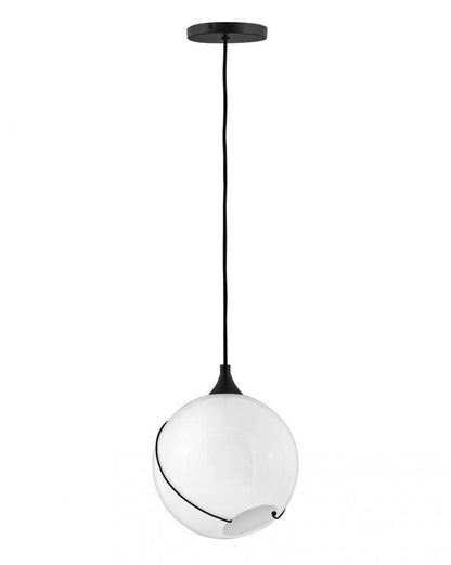 Skye Down Pendant, Hinkley 30303BLK-WH