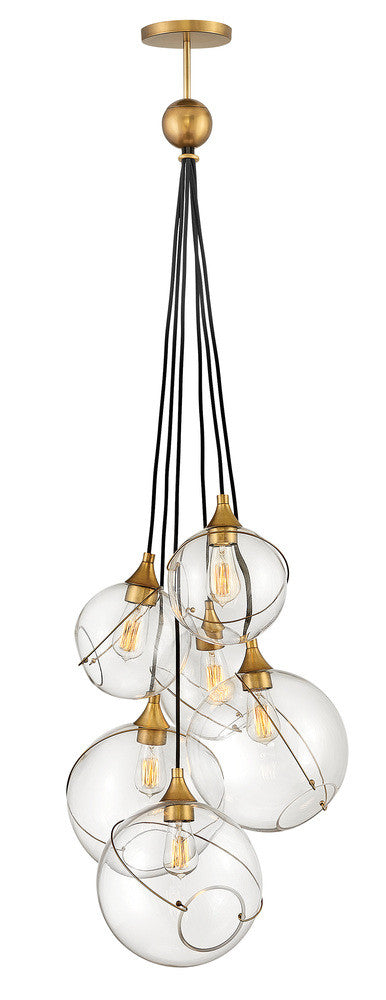 Hinkley Skye Chandelier Heritage Brass