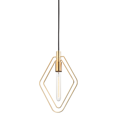 Hudson Valley Masonville Pendant Aged Brass