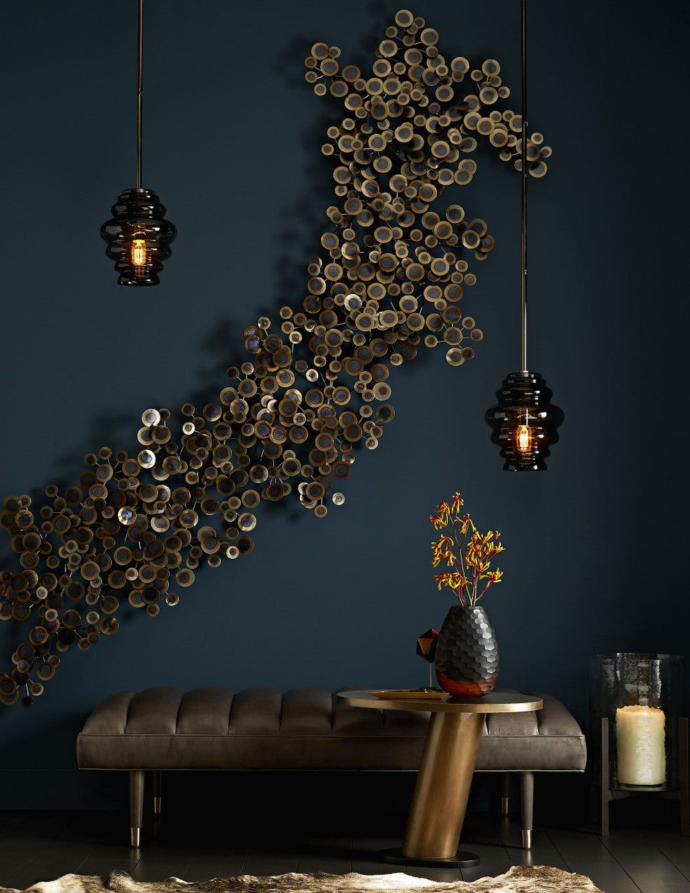 Rizzo Wall Sculpture, Arteriors Home 3052