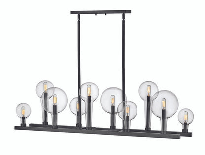 Hinkley Alchemy Ring Chandelier Black, Steel