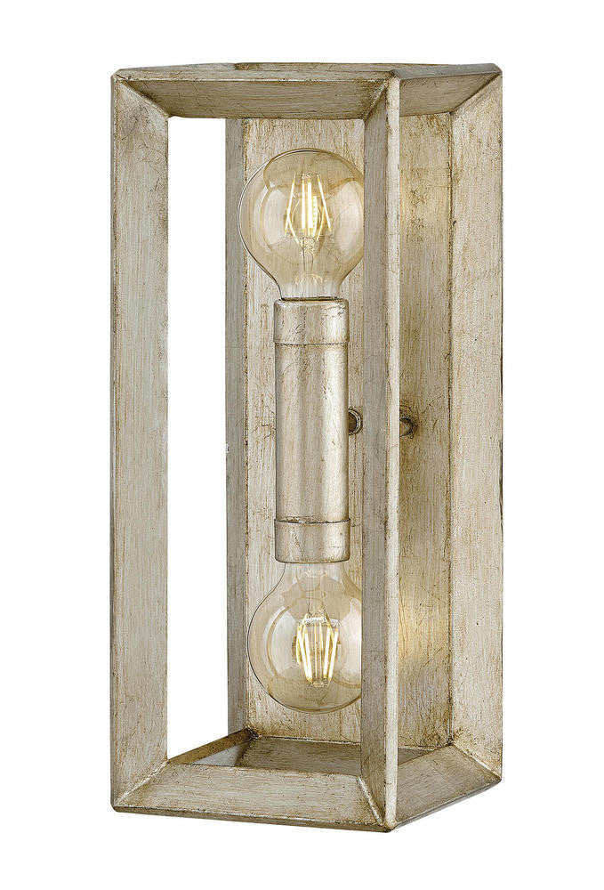 Hinkley Tinsley Wall Sconce Silver Leaf