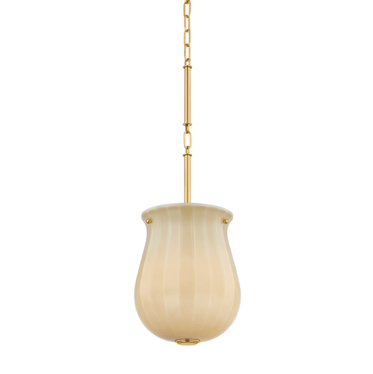 Hudson Valley Nevins 10" Pendant Aged Brass