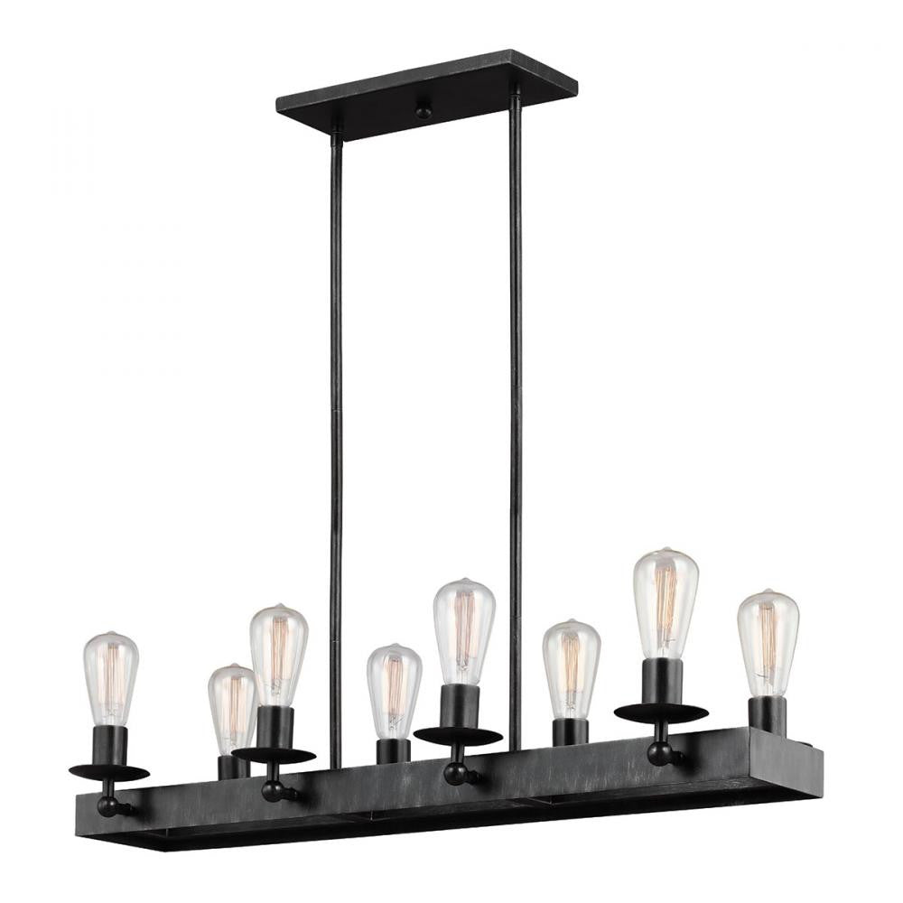 Generation Lighting Ravenwood Manor Eight Light Chandelier Stardust