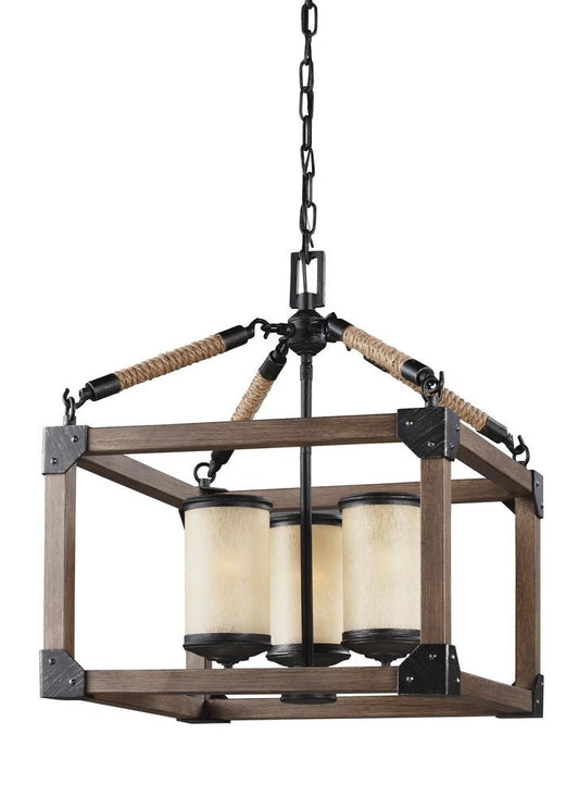 Generation Lighting Dunning Three Light Chandelier Stardust