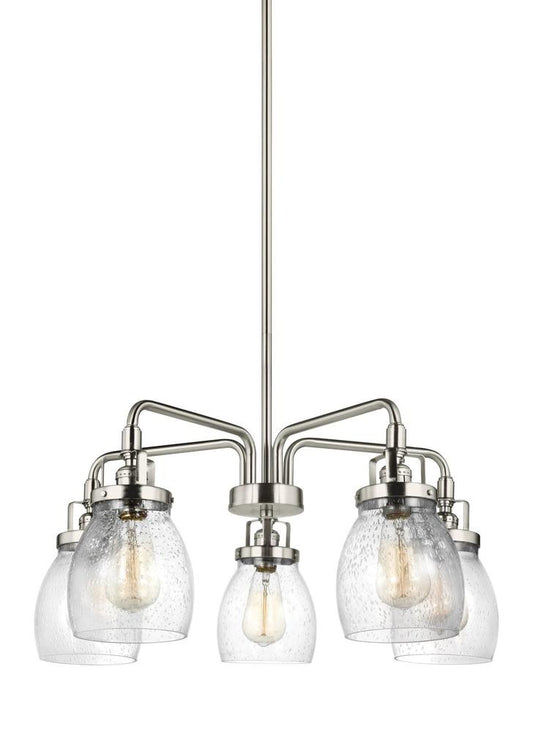 Generation Lighting Belton Five Light Chandelier Brushed Nickel