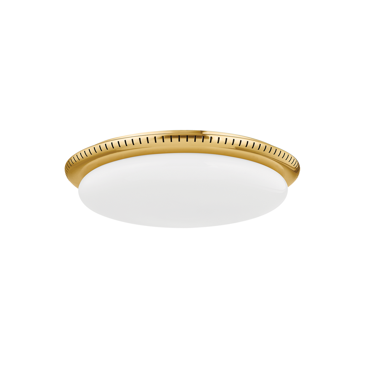 Hudson Valley North Castle 18.25" Flush Mount Aged Brass