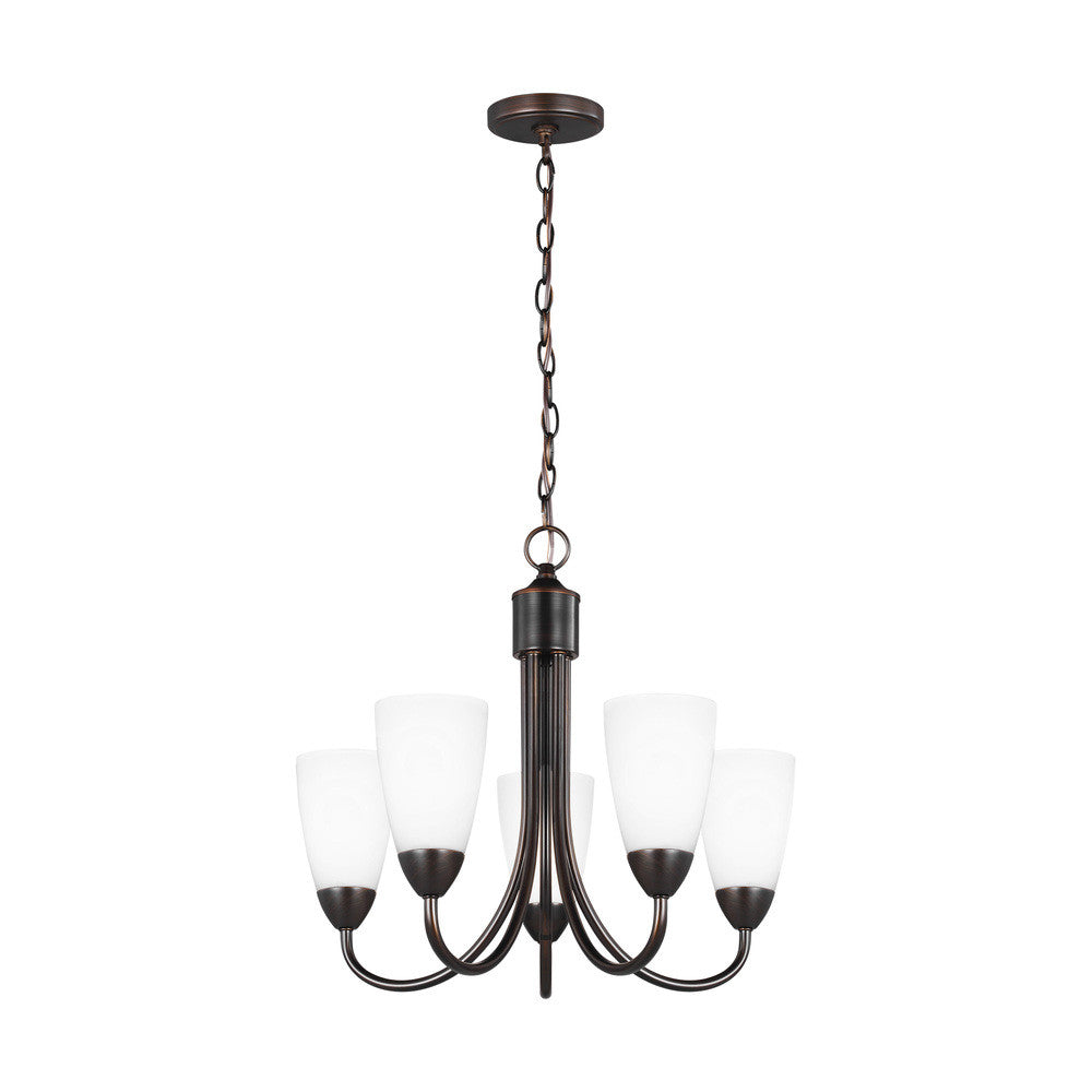 Generation Lighting Seville Five Light Chandelier Bronze