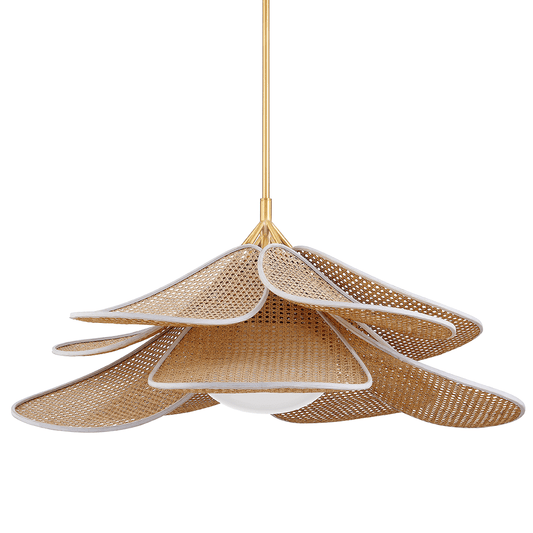 Hudson Valley Florina 44" Pendant Aged Brass