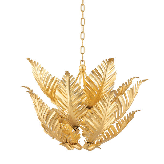 Corbett Tropicale Pendant Gold Leaf