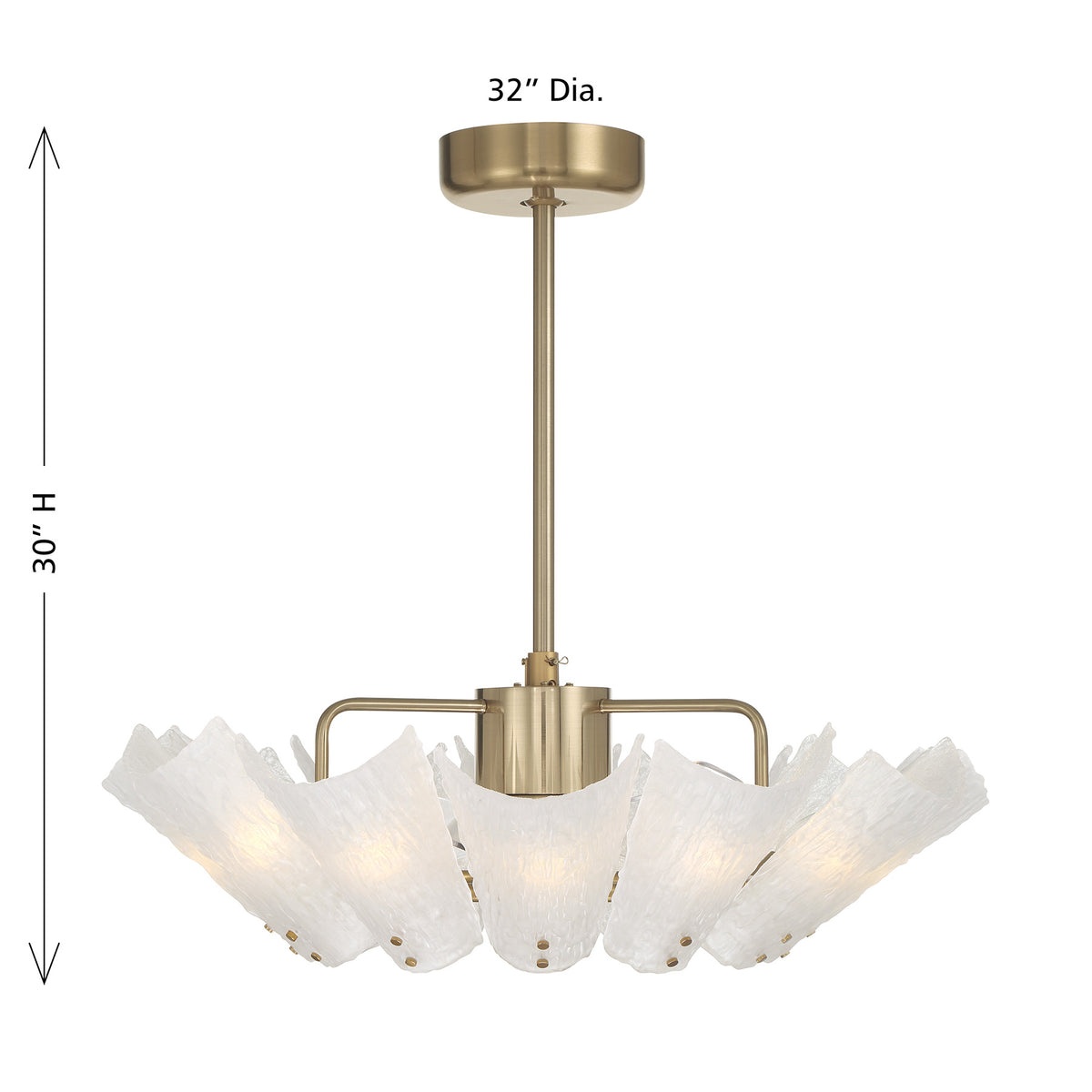 Savoy House Celina 12-Light Fan D'Lier - alternate view