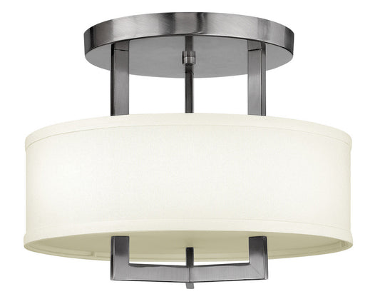 Hinkley Hampton Semi-Flush Mount Antique Nickel