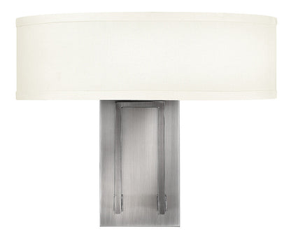 Hinkley Hampton Bathroom Wall Sconce Nickel, Antique Nickel