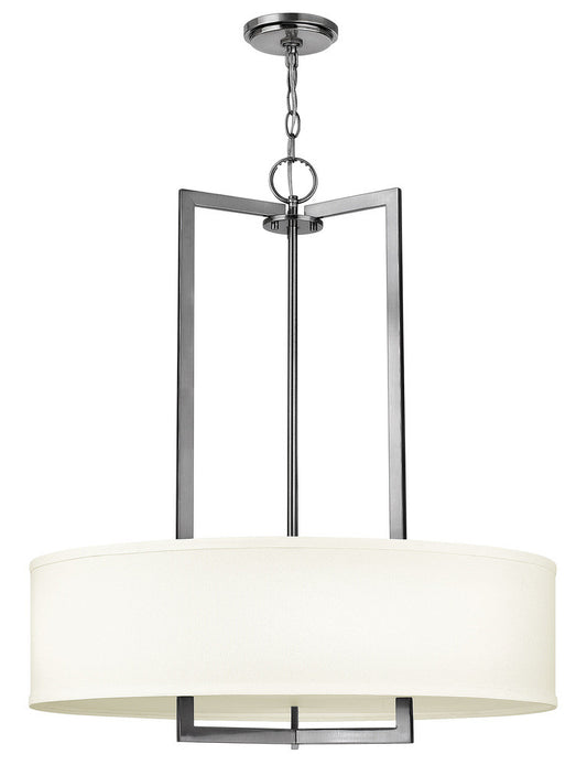 Hinkley Hampton Drum Chandelier Antique Nickel