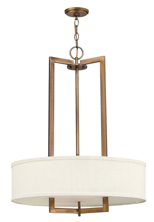Hinkley Hampton Drum Chandelier Brushed Bronze