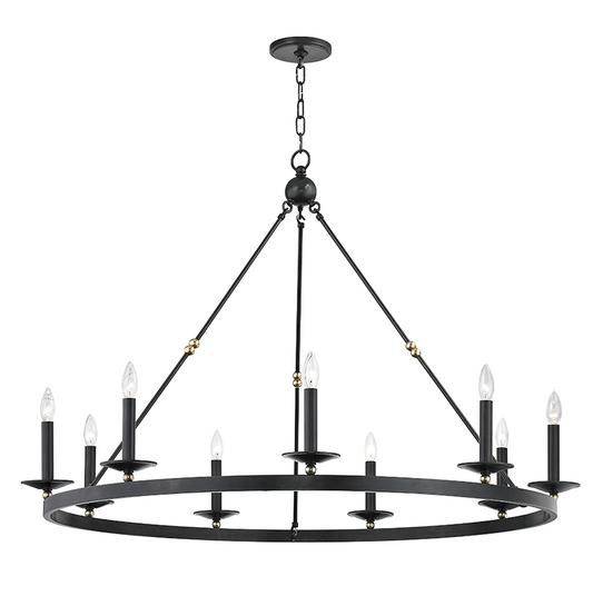 Hudson Valley Allendale Chandelier Aged Old Bronze